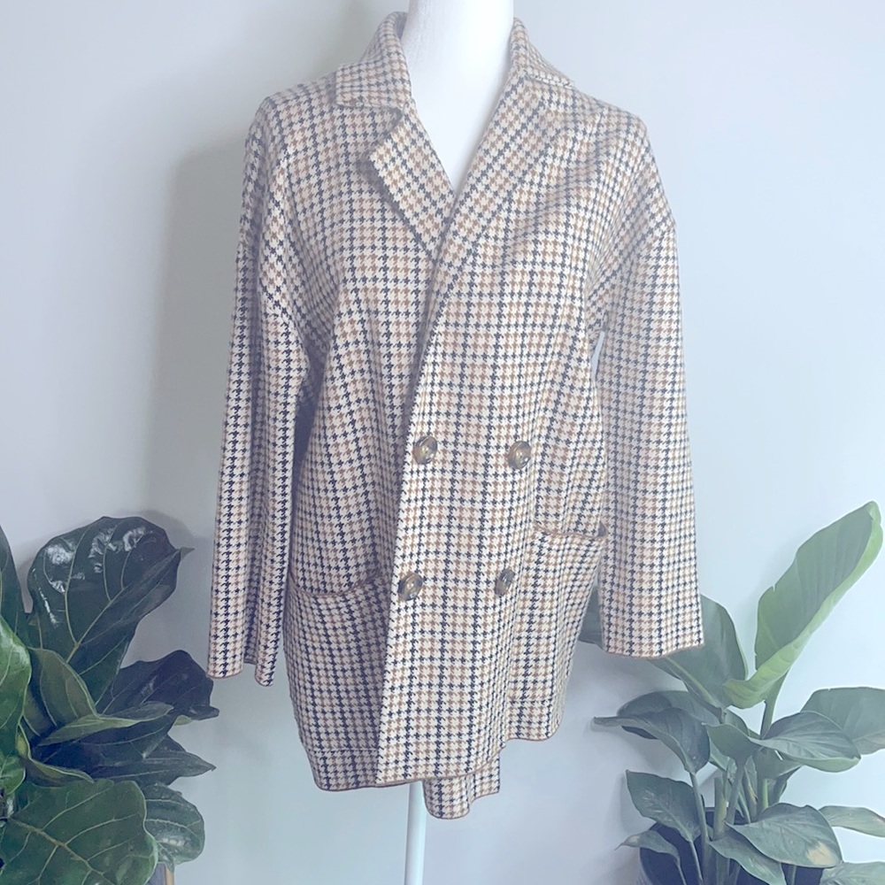 Zara Basic Outerwear Women's Pea Coat Jacket